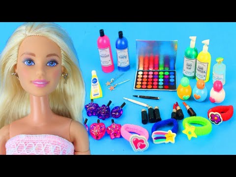 30 SUPER EASY REALISTIC MINIATURE DOLL MAKEUP AND COSMETICS 