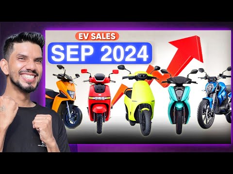 Top 10 Electric Scooters & Bikes in September 2024 | Ev sales report ⚡