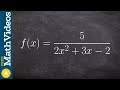 Identifying Discontinuities and Asymptotes