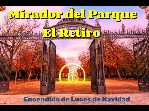 Mirador Del Parque El Retiro / Luces De Navidad