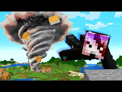 Sobreviví a la Semilla de Tornado Realista en Minecraft