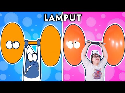 Trouble At Gym - Lamput In Real Life! (Compilation of Lamput's Funniest Scenes) | Hilarious Cartoon