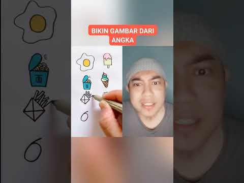 BIKIN GAMBAR DARI ANGKA #shorts
