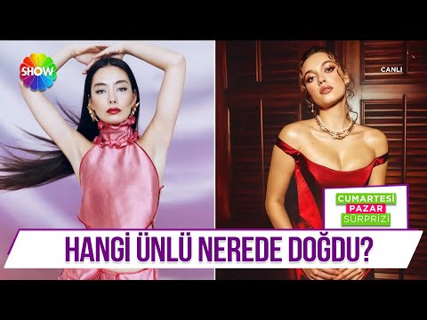 Türkiye'nin ünlü isimlerinin merak edilen memleketleri!