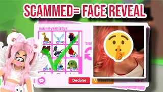 Doing A Face Reveal If I Get Scammed In Adopt Me! *PART 2*