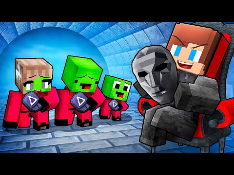 Mikey Family and JJ in SQUID GAME 2 - Maizen Minecraft Animation