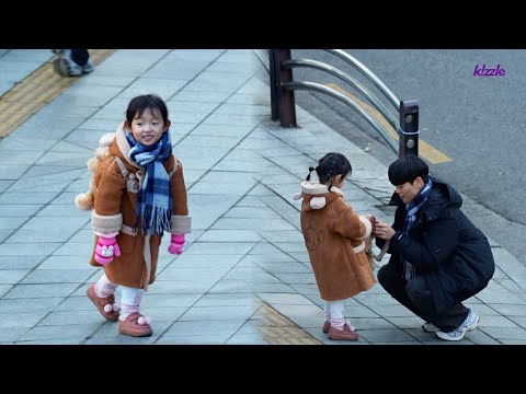 귀여운 아이에게 핫팩을 받은 시민들의 반응 | 사회실험