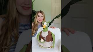 making an outfit for my goose that's actually a duck