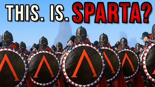 100% Historically Accurate Spartans in Warhammer 3.