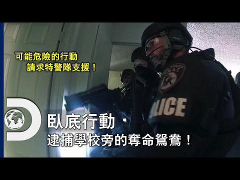 有重罪前科的夫婦販毒基地就在學校旁邊！？全副武裝破門行動深入毒梟巢穴《臥底行動》每星期四晚間 11 點播出