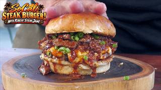 Steak Burger on the Monument Grills Eminence 605 Flattop? | Does Monument Grills Have a Flattop?