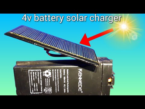 4v battery charger using solar panel