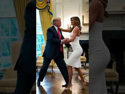 MELANIA and DONALD TRUMP'S Dance in White House!