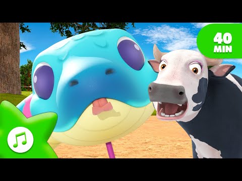 Soy una Serpiente y la Vaca Lola se equivoca |  40 MIN 🌈Canciones Infantiles | La Granja de Zenón