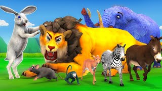 खरगोश और बड़ी शेर Kahani - Hindi Kahaniya - Panchatantra Moral Stories Animal Fairy Tales in Hindi