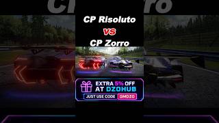 CP Risoluto VS CP Zorro Drag Race #gamemasters #drivezoneonline