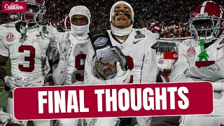 FINAL THOUGHTS: Alabama Gets Rose Bowl Blueprint for HOW to BEAT Indiana | Crimson Tide Podcast