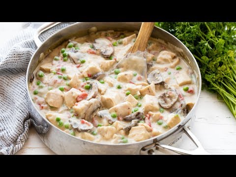 How to Make Classic Chicken a la King | The Stay At Home Chef