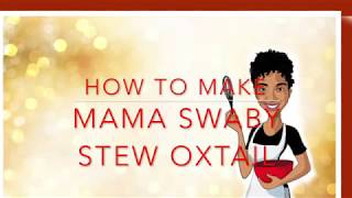 How to make Jamaican Stew Oxtail | My Mom’s Recipe