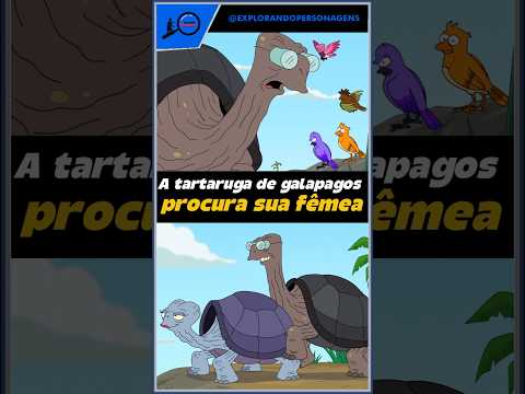 Explorando 🔎 A tartaruga de galapagos procura sua fêmea! #futurama