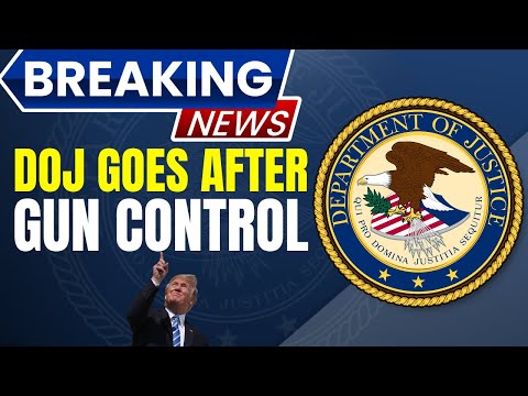 HUGE NEWS! Department of Justice Goes After Gun Control!!!