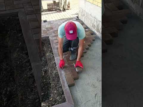 Укладка брусчатки#shrts /Laying paving