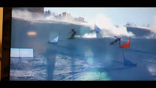 Ledecka vs Ulbing Final Snowboard Women's Parallel Gigant Slalom Beijing 2022.02.08