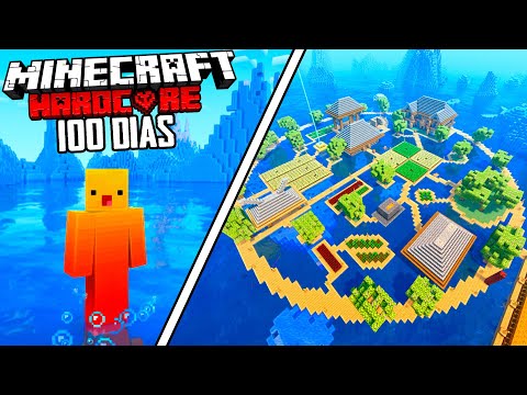 SOBREVIVÍ 100 Días en un OCEANO CONGELADO en Minecraft HARDCORE...
