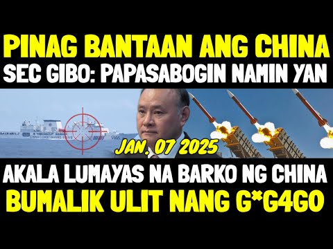 ULTIMATUM SA CHINA PAG HINDI LUMAYAS PAPASABOGIN YANG BARKO NG CCG! GYERA GUSTO NG CHINA IBIBIGAY NA