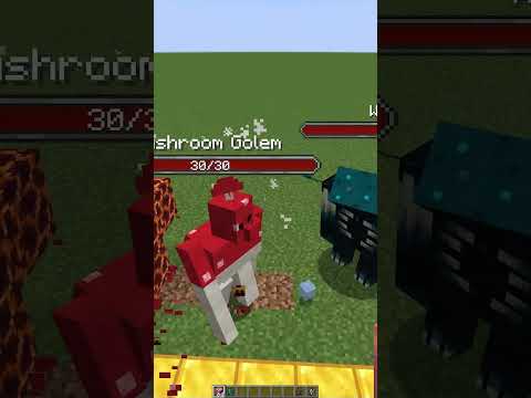 Minecraft Warden vs All Golems #shorts