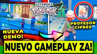 ESTO ES INCREÍBLE! NUEVO GAMEPLAY de POKÉMON LEYENDAS ZA! Interiores de Ciudad Luminalia! - pachi66