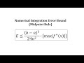 Error Estimation and Derivatives