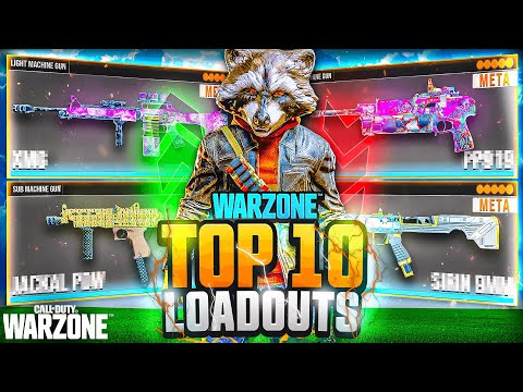 TOP 10 *BROKEN* META Loadouts in Warzone