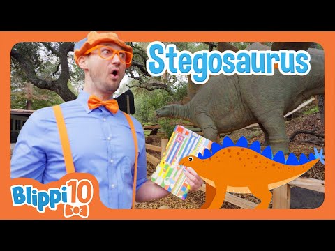 BLIPPI’S TOP TEN: DINOSAURS🦕! | Moonbug Kids - Fun Stories and Colors