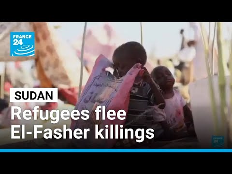 YouTube video thumbnail: Sudan: Refugees Flee Mass Killings as RSF Seizes El-Fasher
