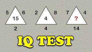 Can You Solve These 3 Triangle Patterns? Brain Teaser!