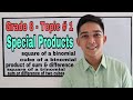 Special Products and Binomial Shortcuts