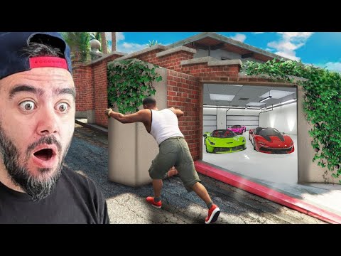 FRANKLIN GIZLI FERRARI GARAJINI AÇTI - GTA 5 MODS