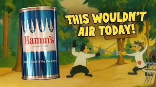 Hamm’s Beer "Fencing School" 1960's Commercial | Banned Hamm's Bear Cartoon