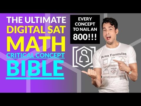 The Digital SAT Math Critical Concept BIBLE!