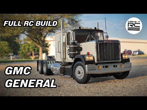 How I Built a RC 1977 GMC General Semi Truck Tractor in 1/25 Scale 🔧