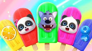 🔴LIVE | Rainbow Ice Pop | Learn Fruits | Colors Song | Nursery Rhymes & Kids Songs | BabyBus