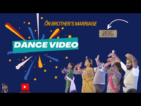 Mr & Mrs Davinder Dance Video on Brother's Marriage | Vlog- Oct 2023 | Punjabi Marriage Video