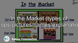 In the Market (types of shops-pictures/names/explanation)