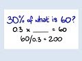 Percentage Problem Solving Methods