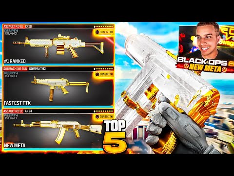 TOP 5 META LOADOUTS in Warzone After Update! (Black Ops 6 Best Class Setups)