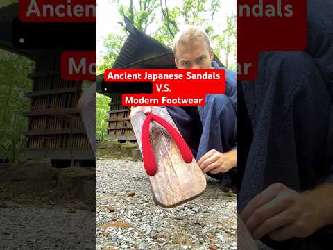 Ancient Japanese sandals vs modern footwear…