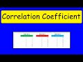 Understanding Correlation Coefficients