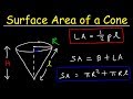 Surface Area and Volume of Cones
