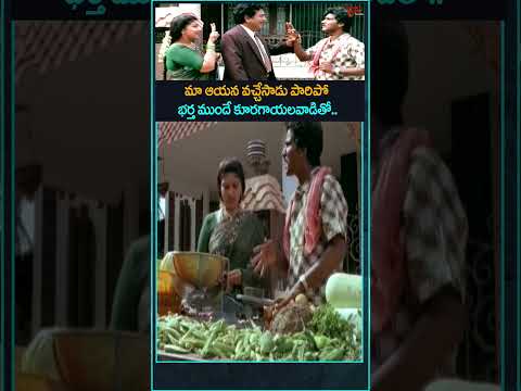 అమ్మో మా ఆయన వచ్చేసాడు.. #Comedy Scenes#navvulatv #shorts #ytshorts #comedyscenes